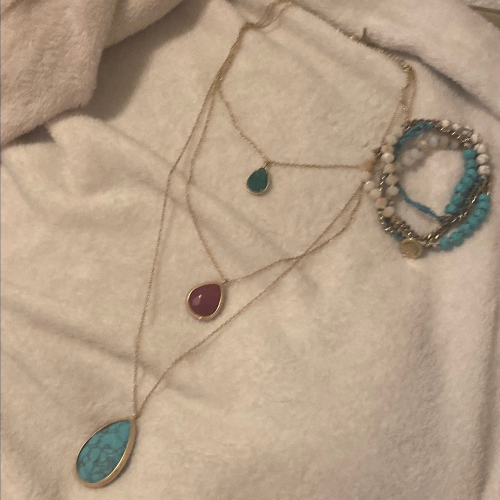 Chloe + Isabel necklace and bracelet